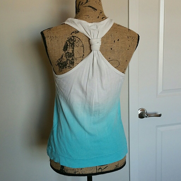 SOLD! Armani exchange feather racer back tank - Picture 2 of 7